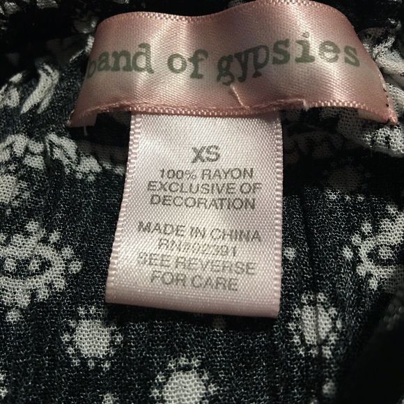 Band Of Gypsies Boho Elastic Waist Romper‎ Size XS - Picture 4 of 4